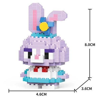 Disney Mini Building Blocks Figure – Mickey Minnie Princess Brick Toy