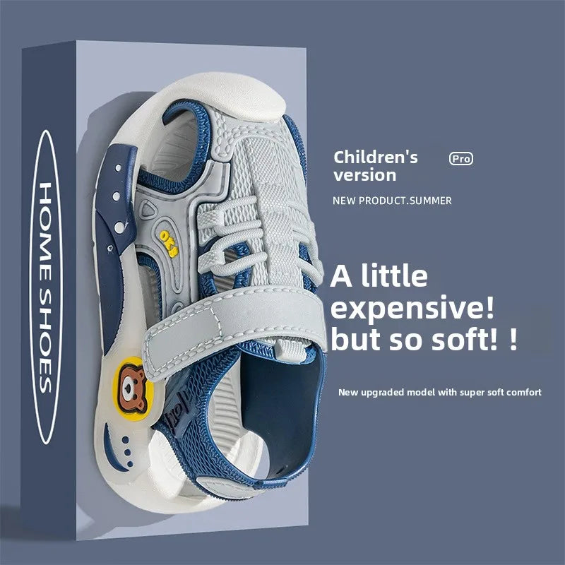 Baby Toddler Sandals Anti-Slip Soft Sole Beach Shoes for Boys & Girls