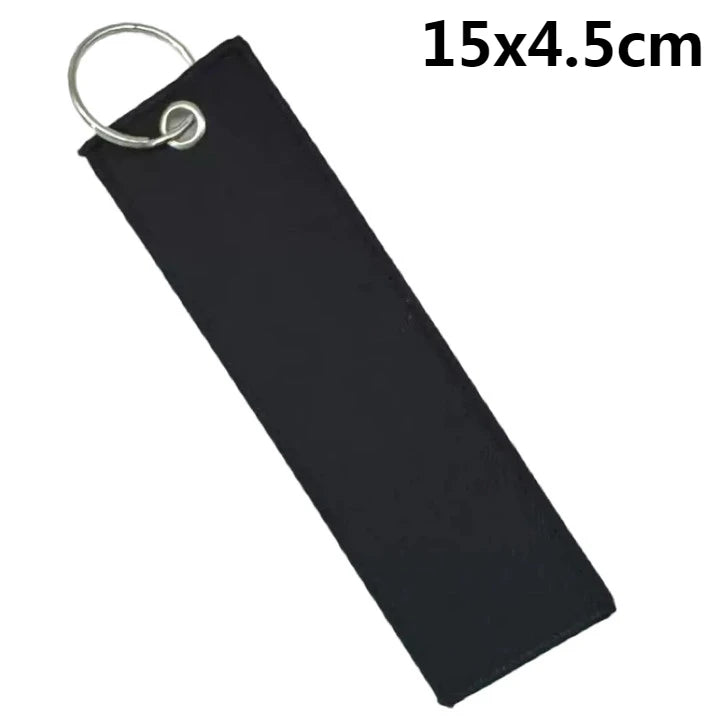 Custom Embroidered Polyester Keychain – Personalized Name Tag