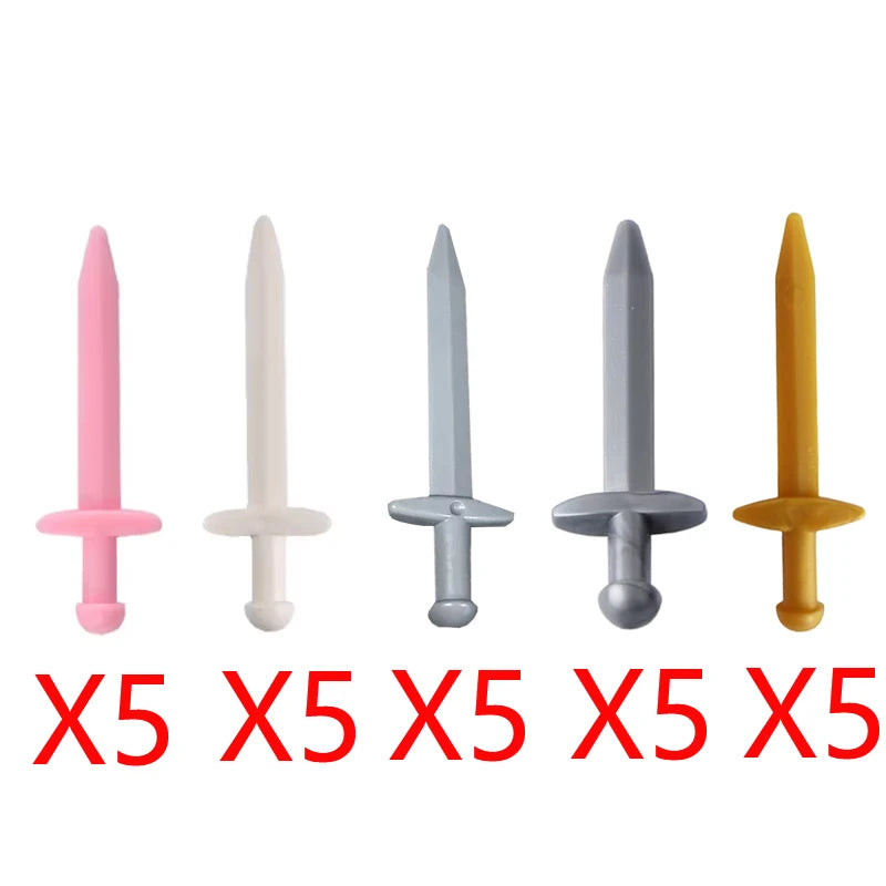 Medieval Military Building Blocks Parts – Castle Knights Weapons Accessories