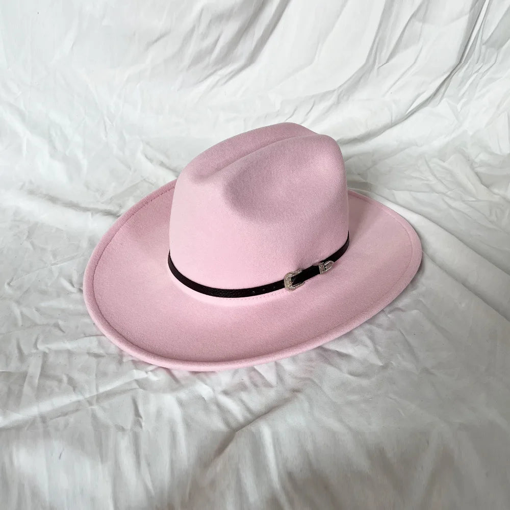 Cowboy Hat – Unisex Vintage Western Wide Brim Hat