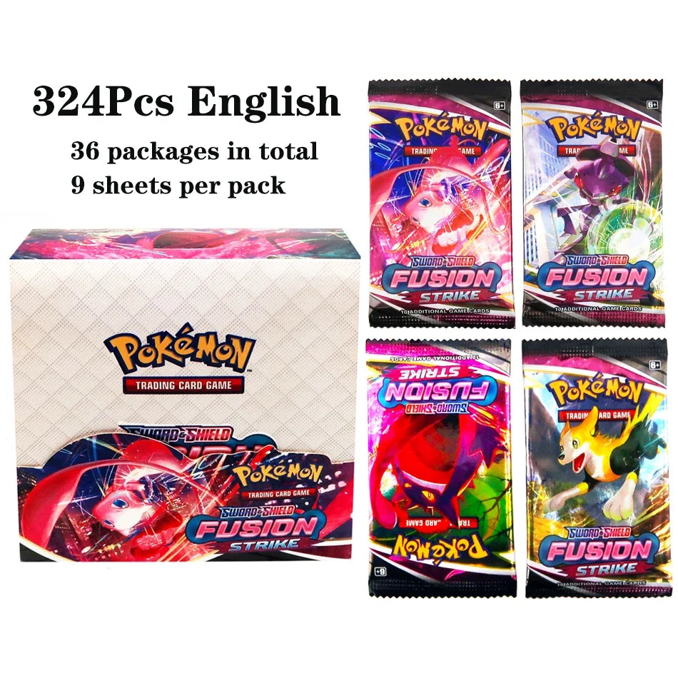 324PCS Pokémon Fusion Strike Booster Box 36 Packs