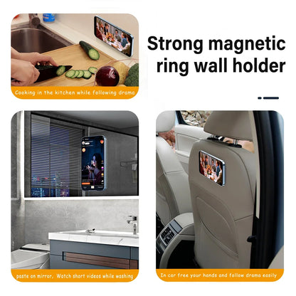 Magnetic Ring Holder for iPhone & Universal Phones – MagSafe Compatible