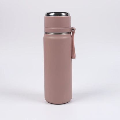 Vacuum Insulated Thermos Bottle – Stainless Steel Travel Water Bottle with Handle
