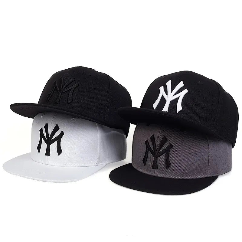 Embroidered Letter Baseball Cap – Unisex Adjustable Snapback Hat