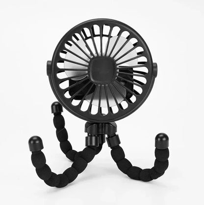 Portable USB Mini Fan with Flexible Octopus Clip