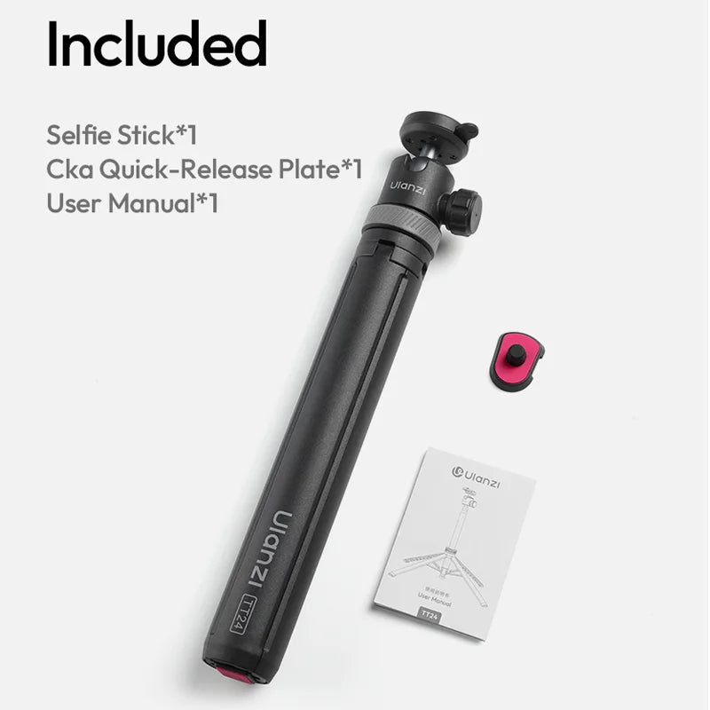 Ulanzi TT24 1.5m Selfie Stick Four-Leg Tripod Stand with Quick Release