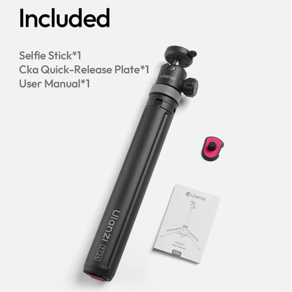 Ulanzi TT24 1.5m Selfie Stick Four-Leg Tripod Stand with Quick Release