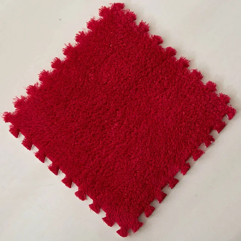 Interlocking Plush Puzzle Play Mat Tiles – Soft Kids Floor Carpet