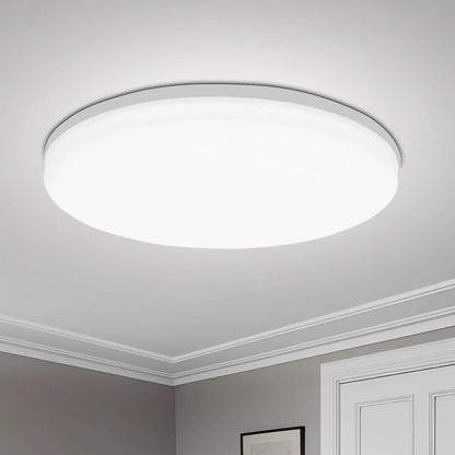 Round LED Ceiling Light Modern Flush Mount 18W–48W for Living Room & Bedroom