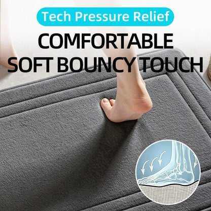 Soft Bathroom Rug – Quick Dry, Non-Slip Bath Mat