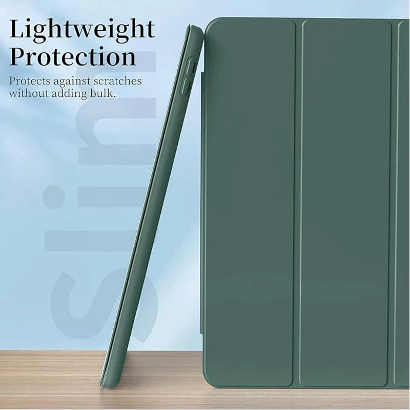 Smart Folio iPad Case – Tri-Fold Stand Cover for iPad Pro, Air, Mini & More