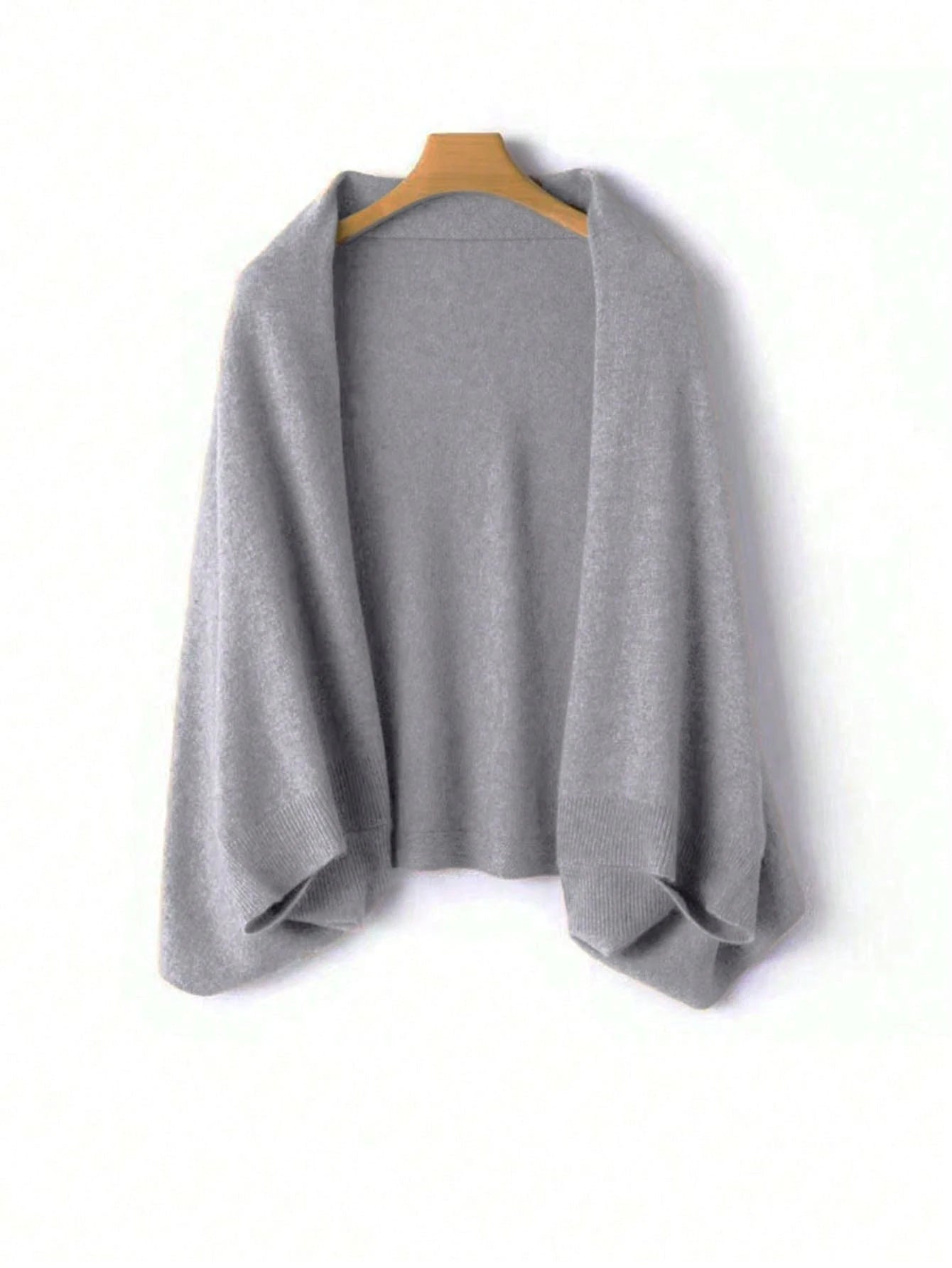 100% Wool Women’s Knitted Shawl Scarf Cardigan Wrap