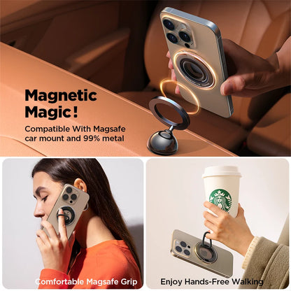 Joyroom MagSafe Silicone Ring Grip Holder & Kickstand for iPhone