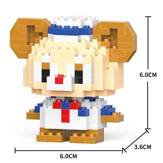 Disney Mini Building Blocks Figure – Mickey Minnie Princess Brick Toy
