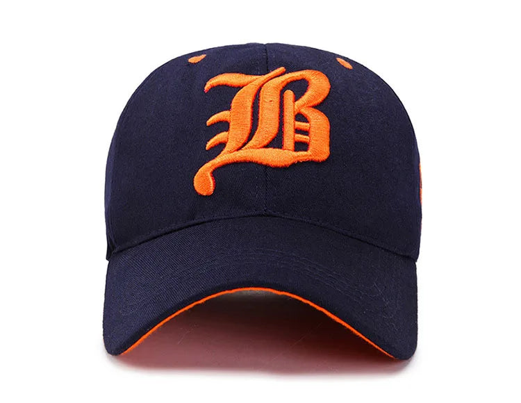 Embroidered Cotton Snapback Baseball Cap – Unisex