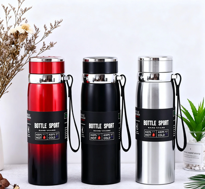 Thermal Water Bottle 1L – Stainless Steel Vacuum Flask, Keeps Hot & Cold