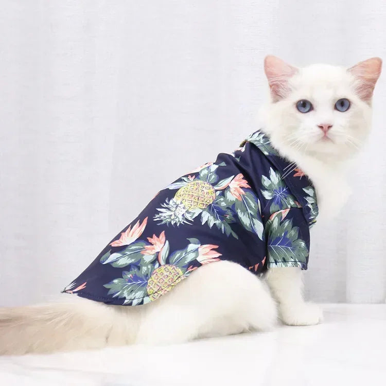 Hawaiian Dog Shirt – Tropical Beach Shirt for Small & Medium Dogs
