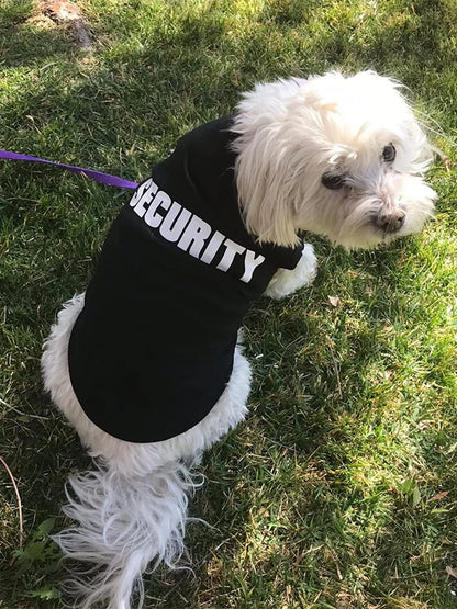 Security Vest T Shirt for Small Dogs Cats and Puppies