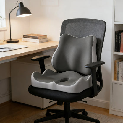 Ergonomic Seat Cushion – Coccyx & Lumbar Support for Office, Home & Students