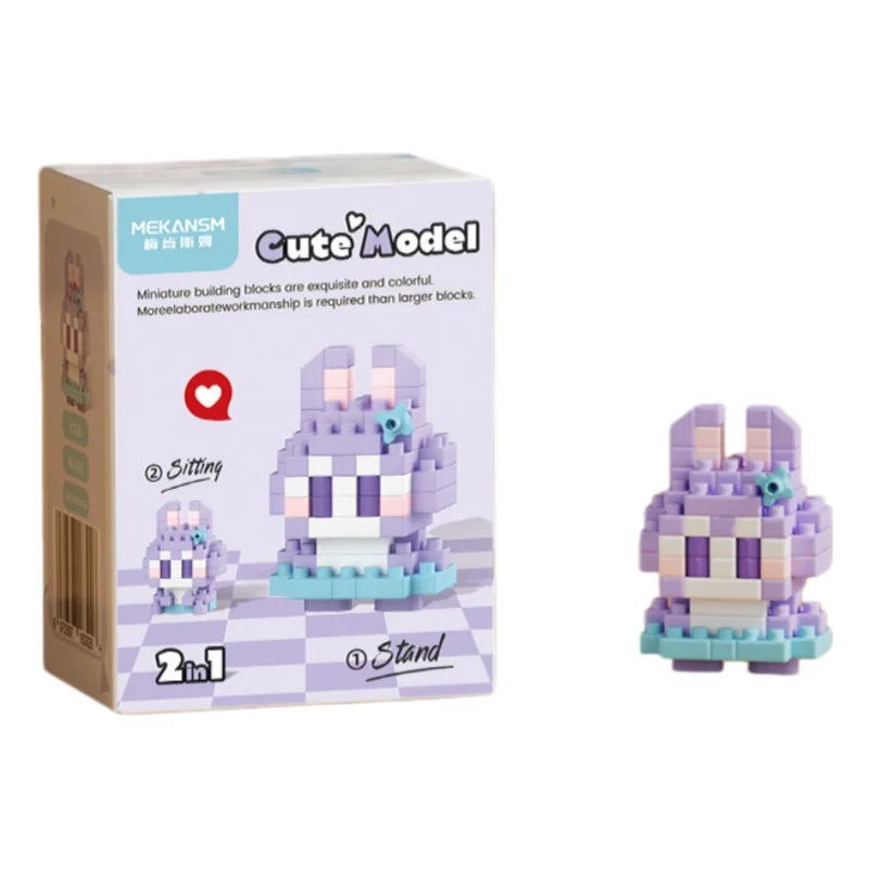 Cartoon Character Mini Building Blocks Set – DIY Brick Figures