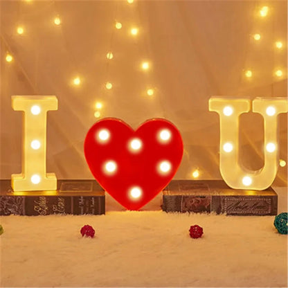 LED Marquee Letter & Number Lights Night Light Home Decor