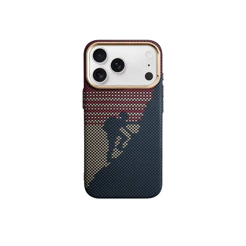Magsafe Carbon Fiber Texture iPhone Case