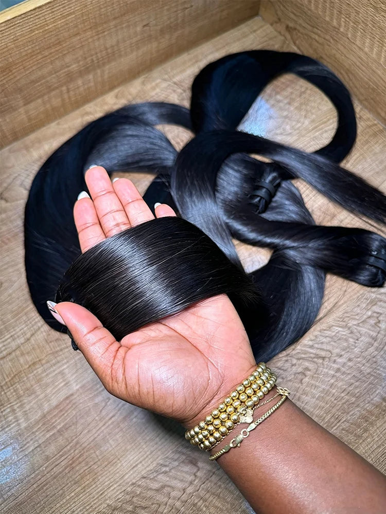 Brazilian Straight Human Hair Bundles – Remy Virgin