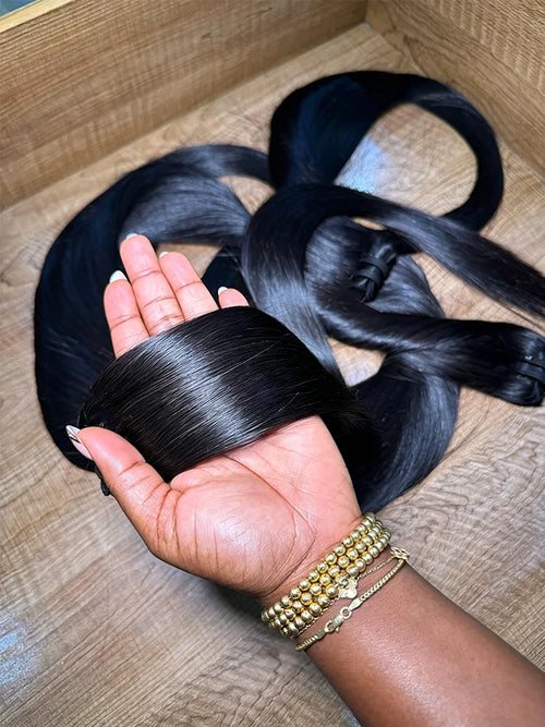 Brazilian Straight Human Hair Bundles – Remy Virgin
