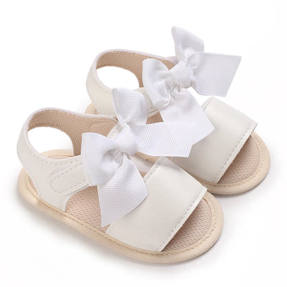 Baby Butterfly Sandals – Glitter Soft Sole Summer Shoes