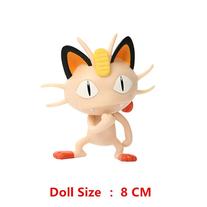 Pokémon Gengar Pikachu Eevee Greninja Mewtwo Action Figure Collection