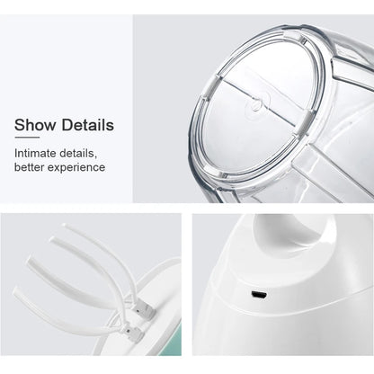 Electric Milk Frother & Whisk – USB Rechargeable Handheld Mixer