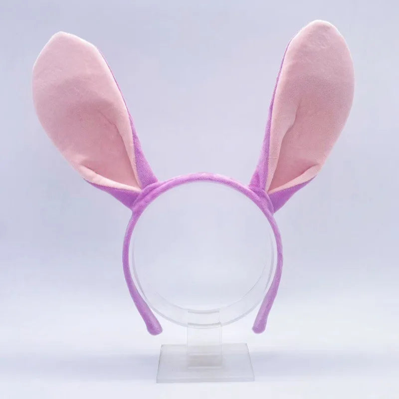 Stitch Ears Headband – Cosplay Plush Hair Band for Kids & Adults