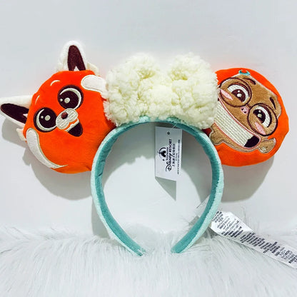 Disney Minnie Mouse Ears Headband – Plush Bow for Adults & Kids