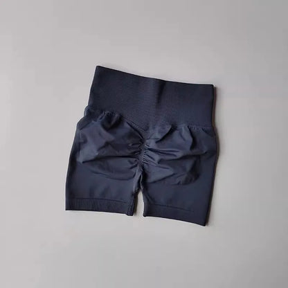 High-Waist Yoga Shorts for Women – Butt Lift Fitness Shorts