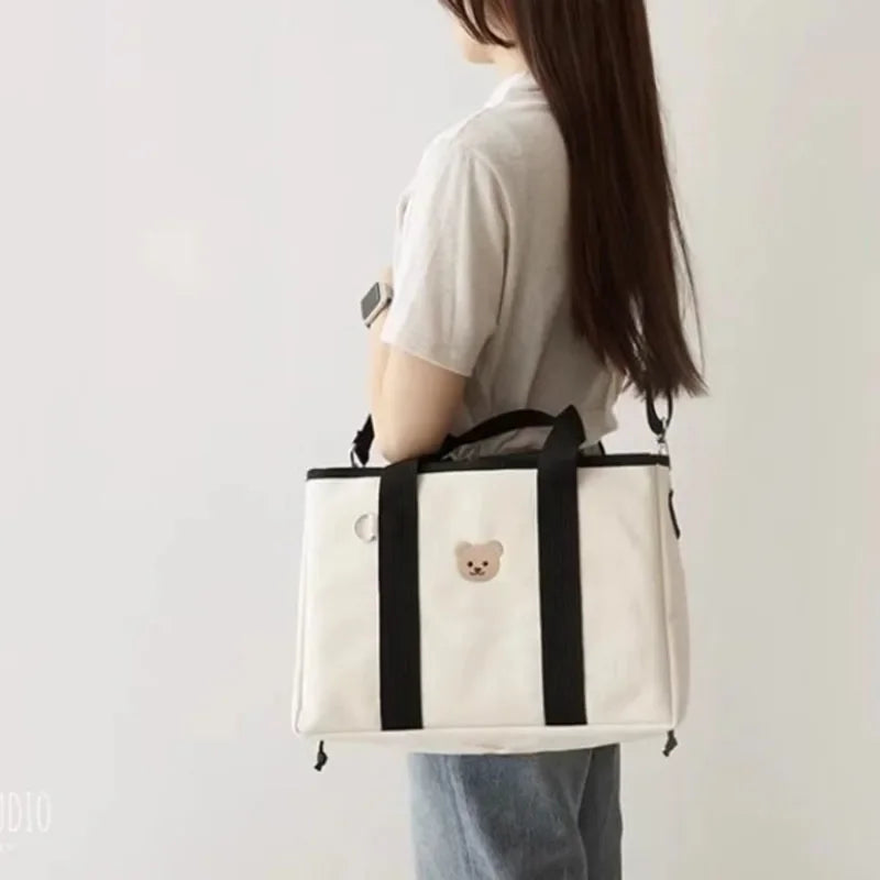 Diaper Bag Tote with Stroller Straps for Moms