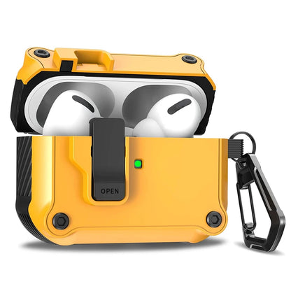 AirPods Pro 3 Case with Security Lock & Carabiner Hook
