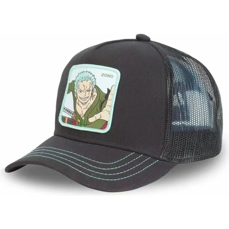 One Piece Luffy Embroidered Adjustable Baseball Cap