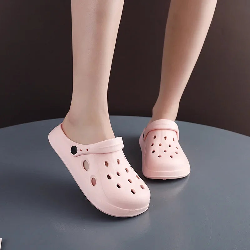 Unisex Wide Toe Non Slip Garden Clog Sandals