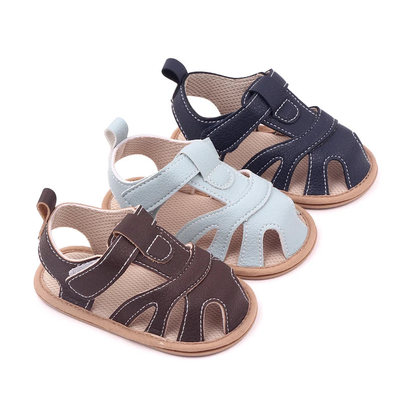 Baby Closed-Toe Summer Sandals – Soft Sole Boys Girls Shoes