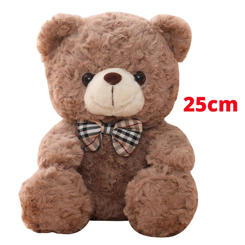 Kawaii Teddy Bear Plush Pillow – 35cm Stuffed Animal Doll