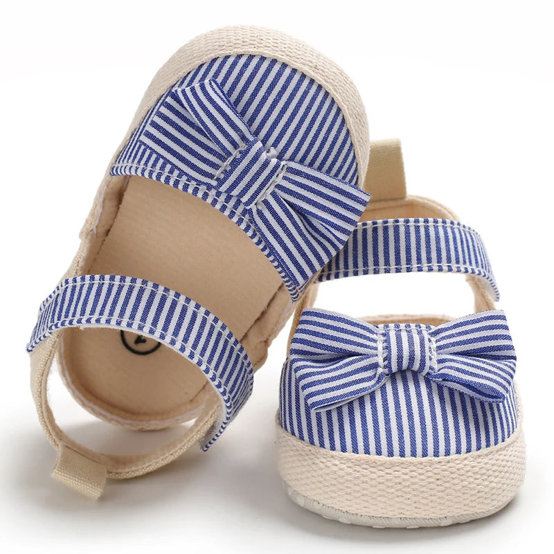 Baby Girl Bow Sandals Soft Sole First Walker Shoes