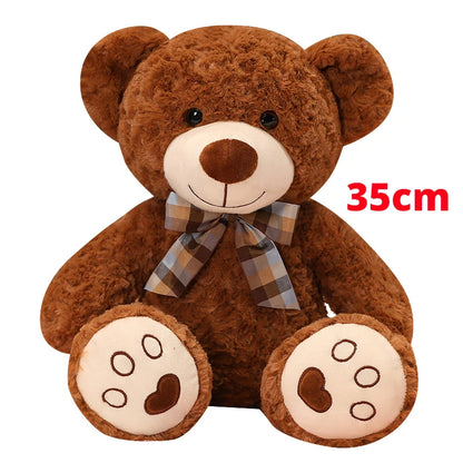 Kawaii Teddy Bear Plush Pillow – 35cm Stuffed Animal Doll