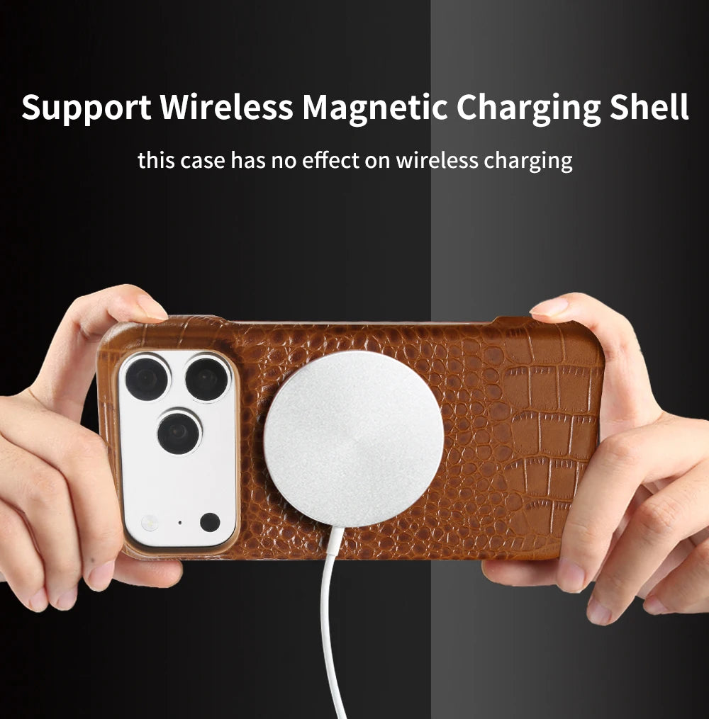Real Leather iPhone Case