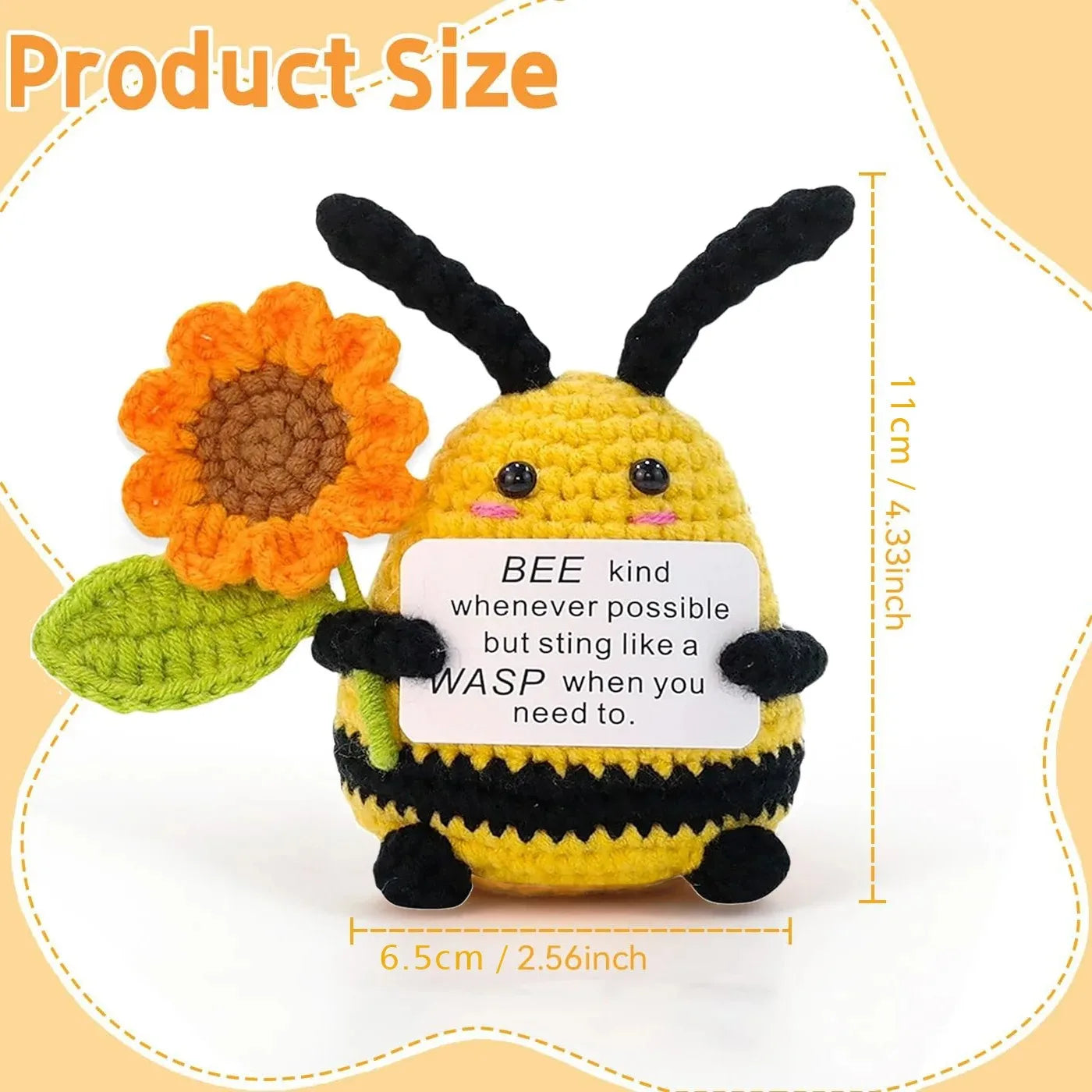 Crochet Pocket Hug Doll – Handmade Knitted Positive Energy Gift