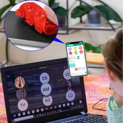 Heart-Shape Suction Cup Phone Holder – Silicone Grip Pad
