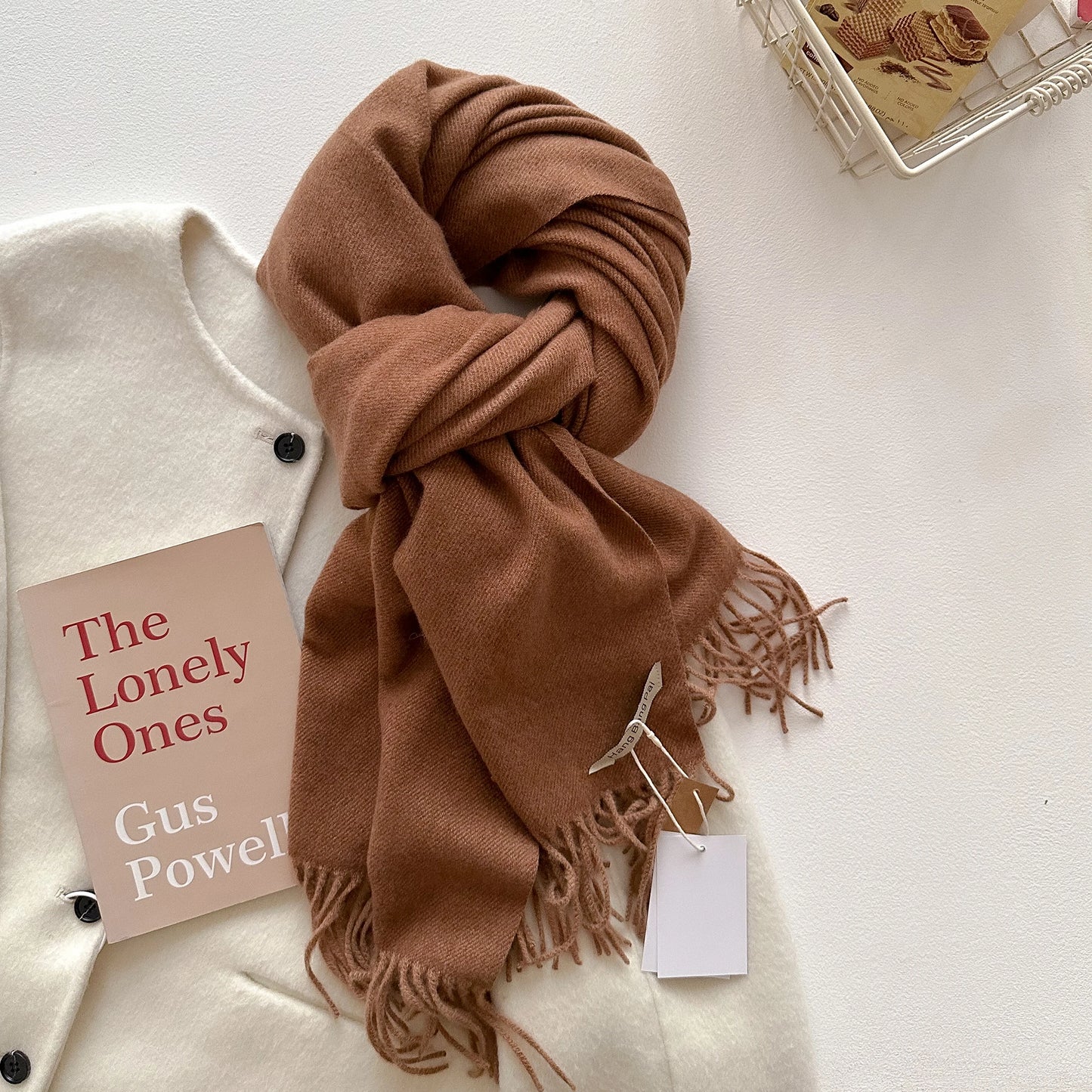 Cashmere Winter Scarf for Women – Warm Long Pashmina Shawl