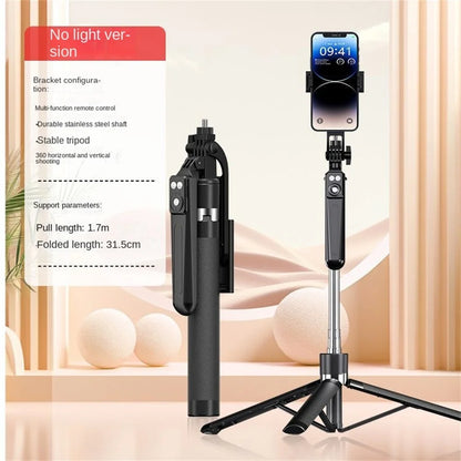 Selfie Stick Tripod with Bluetooth Remote – 170cm Extendable