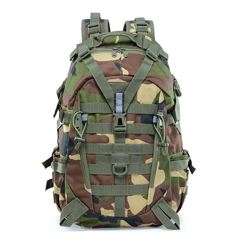 40L Tactical Backpack – MOLLE Hiking & Survival Bag