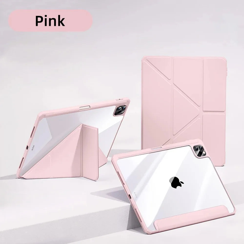 iPad Case with Pencil Holder – Compatible with iPad Air, Pro, Mini, 5th–11th Gen & M2/M3/M4